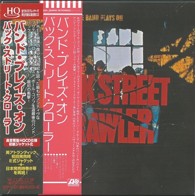 Back Street Crawler - "The Band Plays On" - 1975 (Japan, IECP-10310, 2014)
