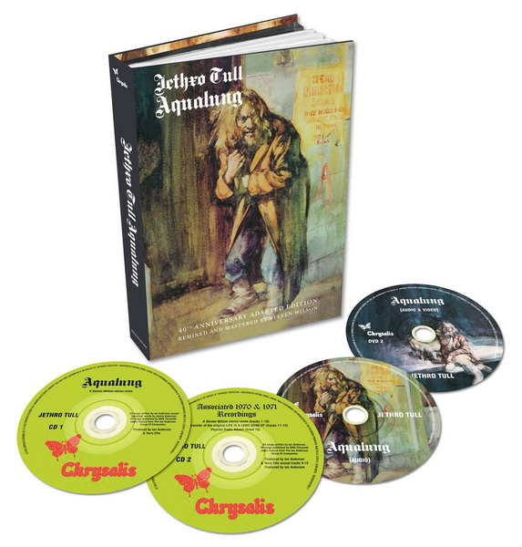 Jethro Tull: 1971 Aqualung 40th Anniversary Adapted Edition - 2CD + 2DVD Box Set Chrysalis Records 2016