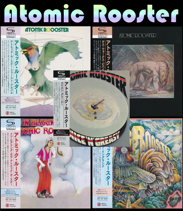 Atomic Rooster: 5 Albums Mini LP SHM-CD - Belle Antique Japan 2016
