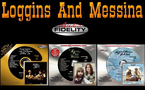 Loggins & Messina: 3 Albums Audio Fidelity 2015/2016