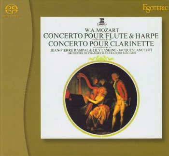 Jean-Fran&#231;ois Paillard - Mozart: Flute & Harp Concerto, Clarinet Concerto (1963/2011) [SACD + HDtracks]