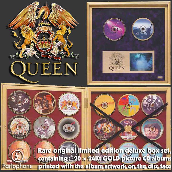 QUEEN «The Ultimate Queen» (NL 20 × 24KT Gold CD EMI Records Ltd. • 7243 8 35009 2 5)