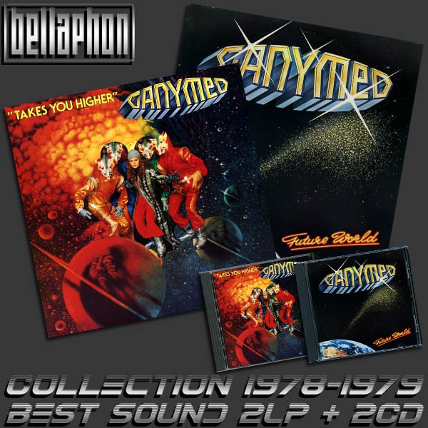 GANYMED «Discography» (2 x LP + 2 x CD • Bellaphone Records • 1978-1979)
