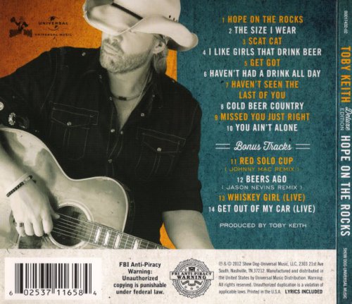 Toby Keith - Hope On The Rocks [Deluxe Edition] (2012)