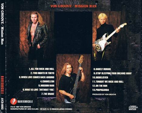 Von Groove - Mission Man (1997) [Japan Press]