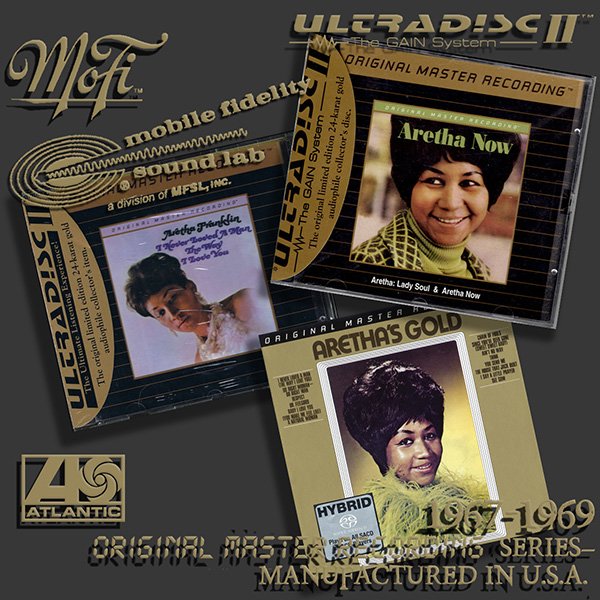 ARETHA FRANKLIN «Original Master Recording» Series– (3 × CD • MFSL • 1967-1969)