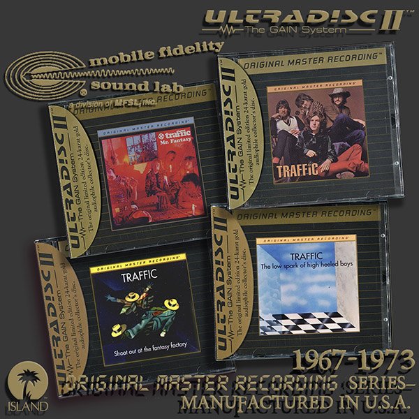 TRAFFIC «Original Master Recording» Series – (4 x CD • Mobile Fidelity Sound Lab • 1993-1996)