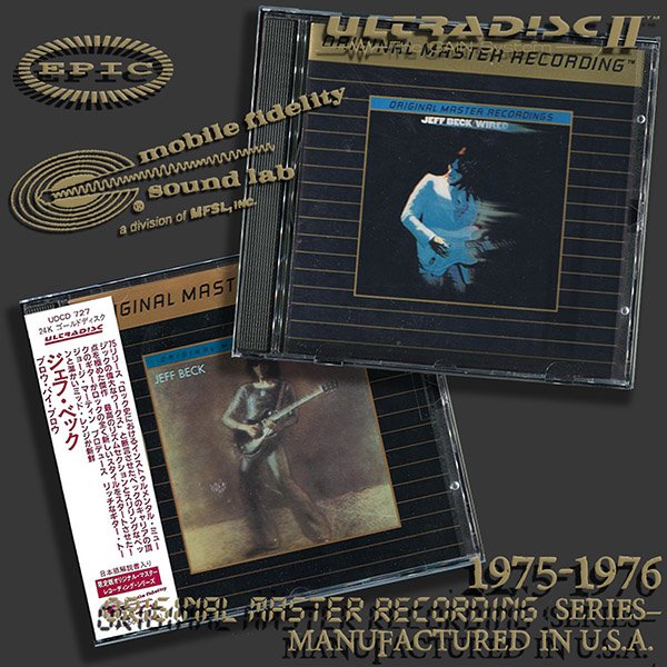 JEFF BECK «Original Master Recording» Series – (2 x CD • Mobile Fidelity Sound Lab • 1990-1998)