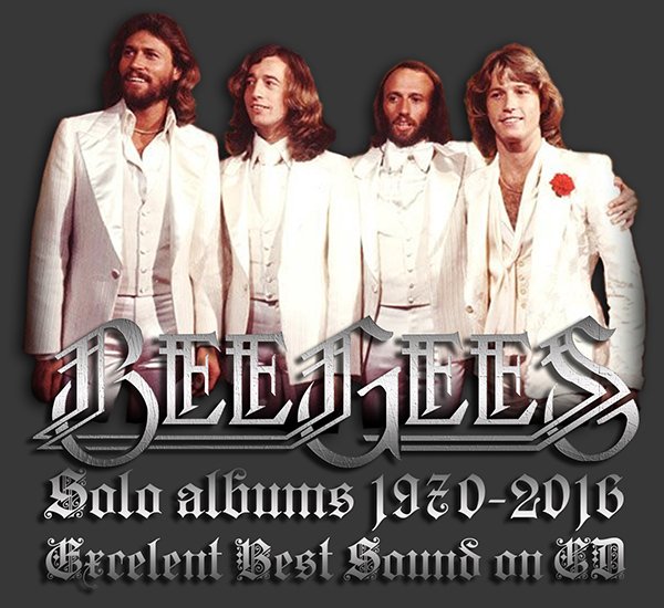 BEE GEES «Family Solo albums» (19 × CD • 1St Pressing • 1970-2018)