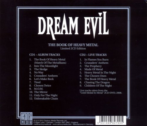 Dream Evil - The Book Of Heavy Metal [2CD] (2004) [2012]