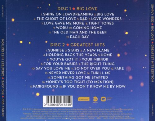 Simply Red - Big Love: Greatest Hits Edition (30th Anniversary) [2CD] (2015)