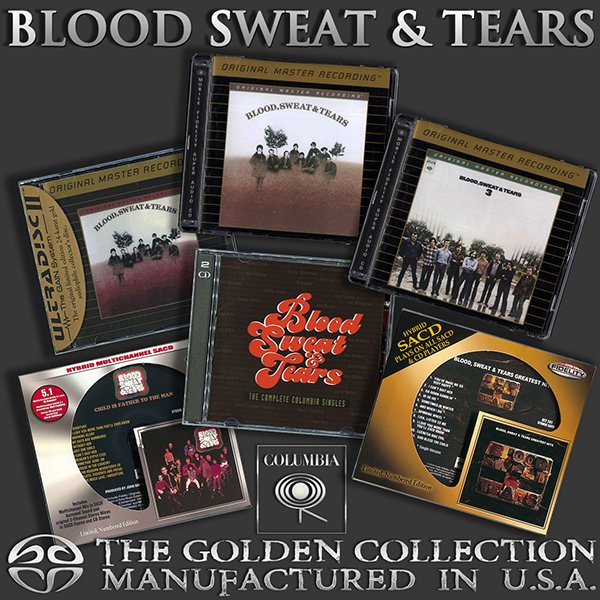 BLOOD, SWEAT & TEARS «Golden Collection 1968-1972» (7 x CD • Columbia Records • Issue 1992-2016)