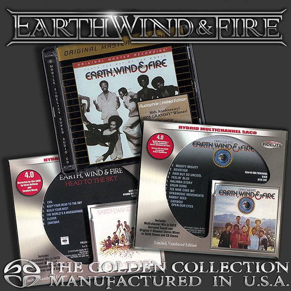 EARTH, WIND & FIRE «Golden Collection 1973-1975» (3 x CD • Columbia Records • Issue 2005-2016)