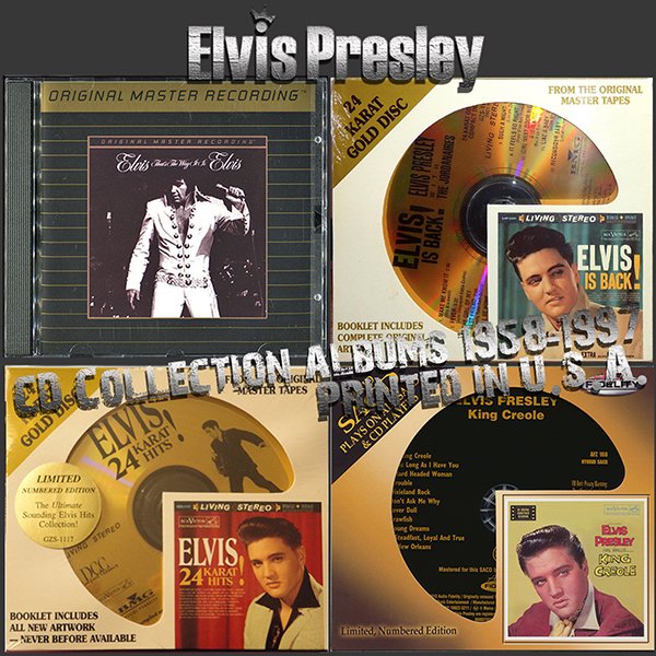 ELVIS PRESLEY «Golden Collection 1958-1997» (4 x CD • RCA Records • Issue 1992-2013)