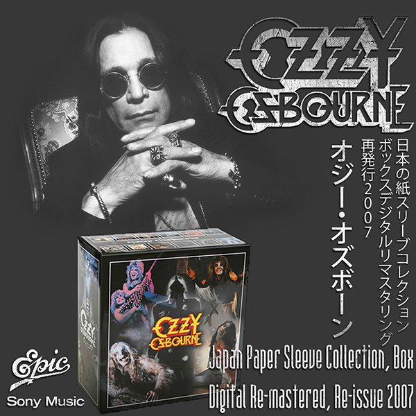 OZZY OSBOURNE «Paper Sleeve Collection 2007» + bonus (16 x CD • Sony Music Japan • 1980-2014)