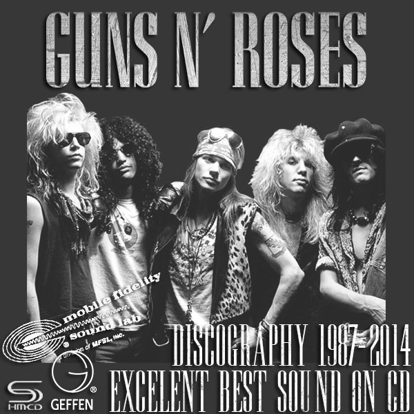 GUNS N' ROSES «Discography 1987-2014» (15 x CD • BEST Sound • Issue 1997-2014)