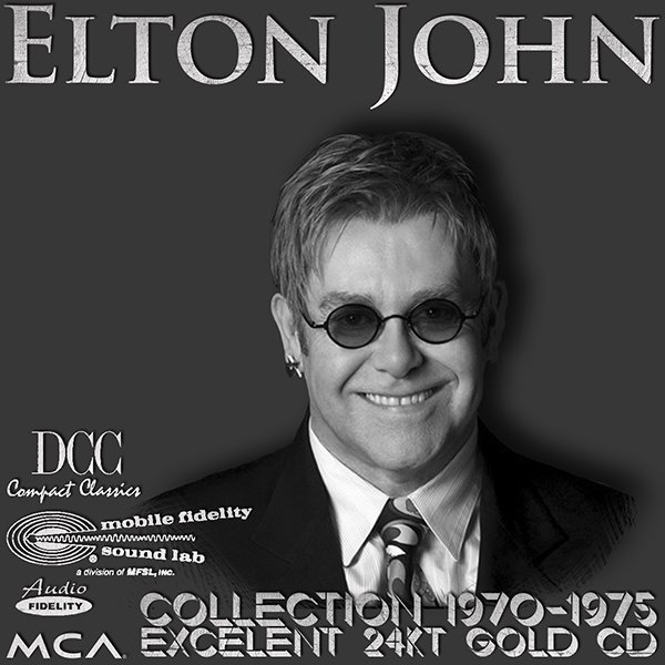 ELTON JOHN «Golden Collection» (6 × CD • 24Kt Gold • 1970-1975)