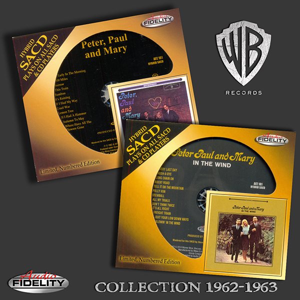 PETER, PAUL & MARY «Collection 1962-1963» (2 x CD • Audio Fidelity SACD • Issue 2013-14)