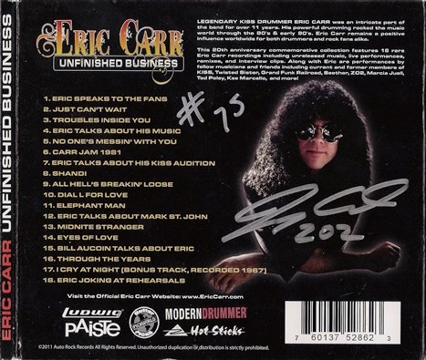 Eric Carr - Unfinished Business (2011) 