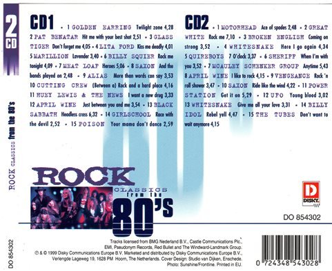 VA - Rock Classics From The 80`s (1999) [2CD]