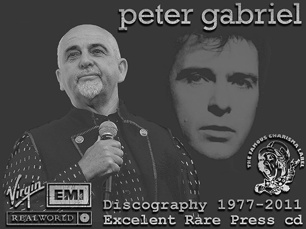 PETER GABRIEL «Discography» (22 × CD • 1st Press • 1977-2011)