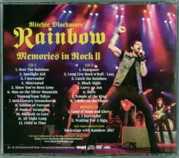 Ritchie Blackmore's Rainbow - Memories In Rock II (Japan) (2018)