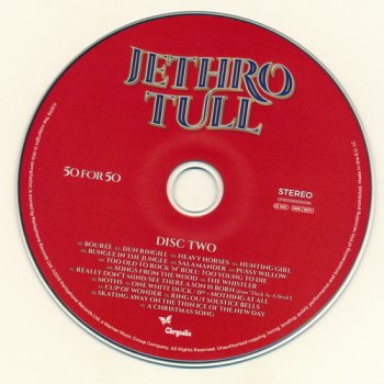 Jethro Tull: 2018 50 For 50 - 3CD Set Parlophone Records