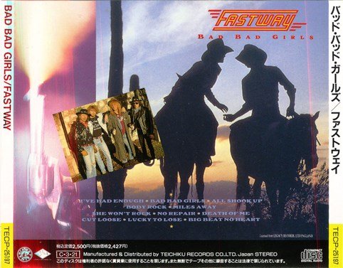 Fastway - Bad Bad Girls (1990) [Japan Press]