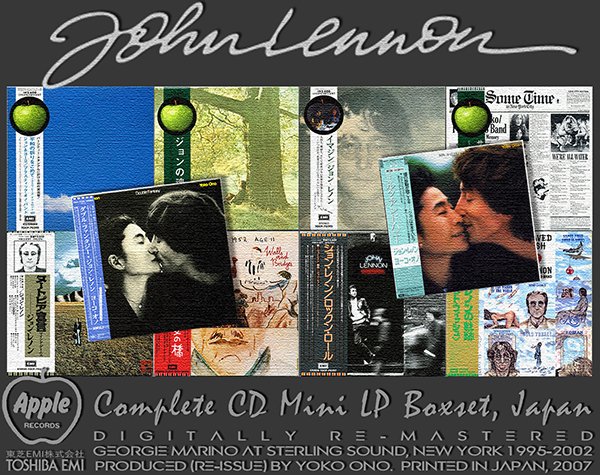 JOHN LENNON «Complete CD «Mini LP» style, Boxset» (11 x CD • Toshiba EMI Ltd., Tokyo • Issue 2007)