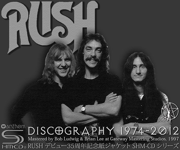 RUSH «Discography» (20 × SHM-CD • Warner Music Japan Inc. • 1974-2012)