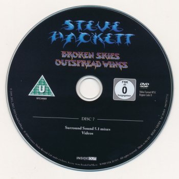Steve Hackett: 2018 Broken Skies Outspread Wings (1984-2006) / 8-Disc Box Set InsideOut Music