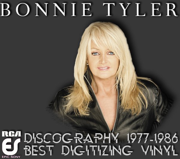 BONNIE TYLER «Discography on vinyl» (5 × LP • RCA Japan Limited • 1977-1986)