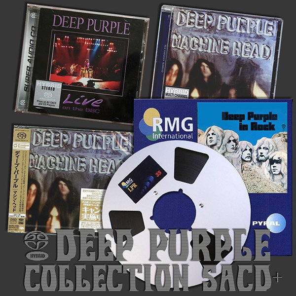 DEEP PURPLE «SACD Collection» + bonus (3 × SACD + DVD-Audio + Analogue Tape Recording • Issue 2003-2012)