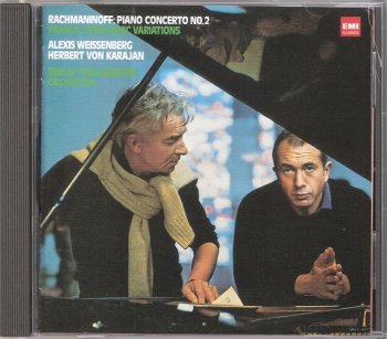Alexis Weissenberg, Herbert von Karajan - Rachmaninoff: Piano Concerto, Franck: Symphonic Variations (1973) [2011 SACD]