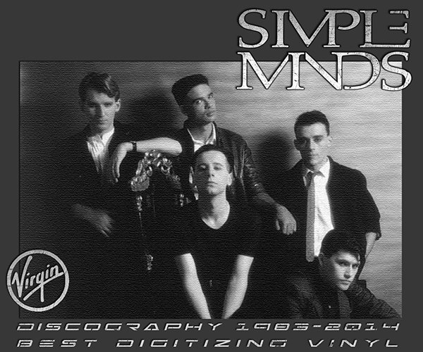 SIMPLE MINDS «Discography on vinyl» (5 × LP Virgin Records Ltd • 1983-2014)