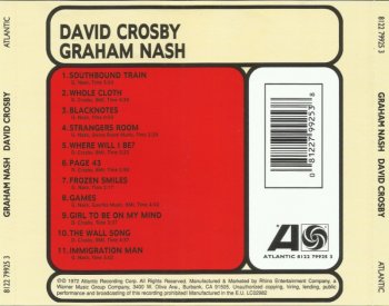 Graham Nash / David Crosby - Graham Nash / David Crosby (1972) (Reissue, 2008)