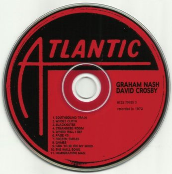 Graham Nash / David Crosby - Graham Nash / David Crosby (1972) (Reissue, 2008)