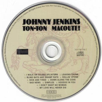 Johnny Jenkins - Ton Ton Macoute! 1970 (HDCD,1997)