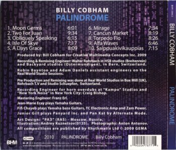 Billy Cobham - Palindrome (Digipak, 2010)