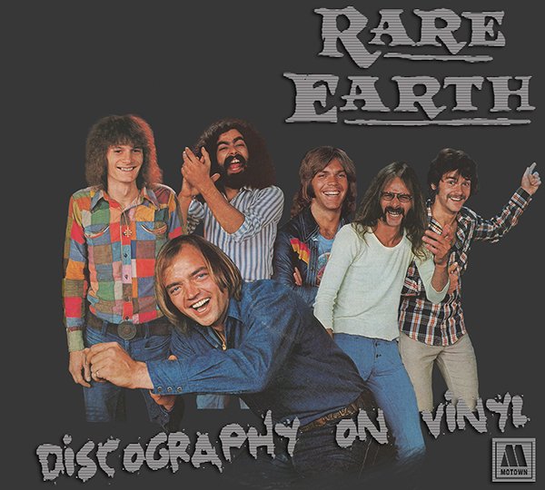 RARE EARTH «Discography on vinyl» (8 × LP • Motown Records Ltd. • 1969-1978)