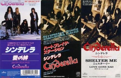 Cinderella - Don't Know What You Got / Shelter Me / Heartbreak Station (1988 / 1990 / 1991) [3CDS Japan Press]