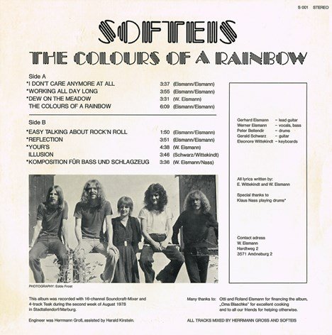 Softeis - The Colours Of A Rainbow (1978) [Vinyl Rip 16/44.1]