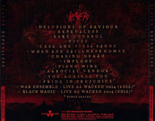 Slayer - Repentless [Japanese Edition] (2015)