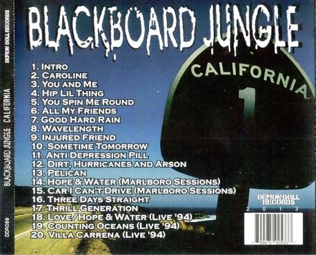 Blackboard Jungle - California (2013)