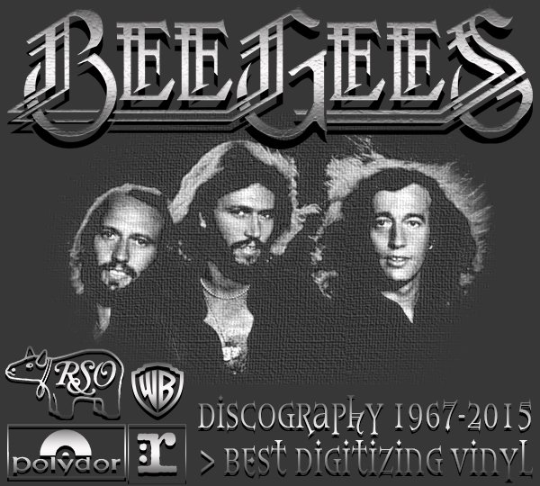 BEE GEES «Discography on vinyl» (22 x LP + EP • Albums + Solo • 1967-2015)