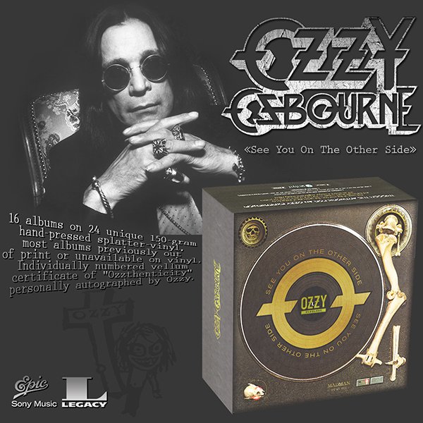 OZZY OSBOURNE «See You On The Other Side» + bonus (EU 24 x LP 2019 Epic ⁄ Sony Music • 19075872171)