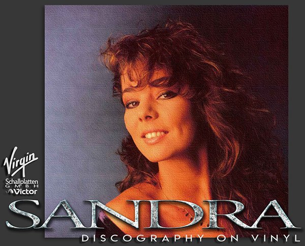 SANDRA «Discography on vinyl» + bonus (10 x LP + 2 x CD • Virgin Schallplatten GmbH • 1985-2008)