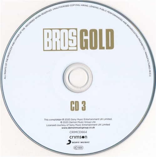 Bros - Gold (3CD Set 2020)