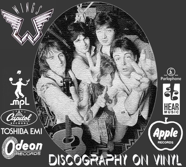 PAUL McCARTNEY + WINGS «Discography on vinyl» (21 x LP • EMI Records Ltd. • 1970-2020)