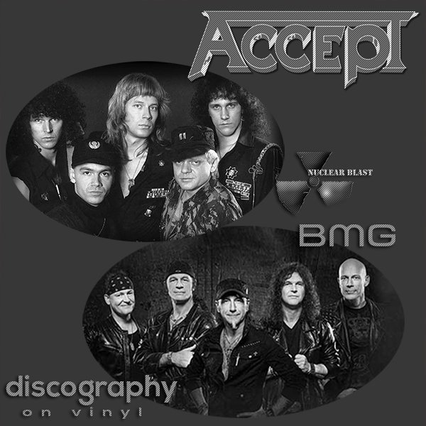 ACCEPT «Discography on vinyl» (17 × LP • Original vinyl • 1979-2020)